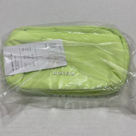 Athleta Handbags - Athleta All About Crossbody Belt Bag Lime Green Power Of She Running Walking Gym